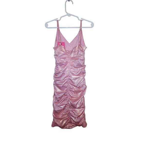 NWT With Jules Big Girls Sleeveless Lace-Insert Dress Pink L - Picture 6 of 12